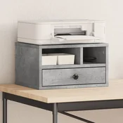 Vidaxl vidaXL Stojalo za tiskalnik betonsko sivo 40x32x22,5 cm