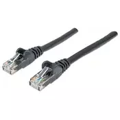 Intellinet Network Patch Cable, Cat6, 1.5m, Black, CCA, U/UTP, PVC, RJ45, Gold Plated Contacts, Snagless, Booted, Polybag