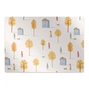 Decormat Podloga za zaščito tal Houses among trees 120x90 cm 2 cm