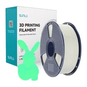 SUNLU PLA Filament, ki sveti v temi (belo in zeleno)