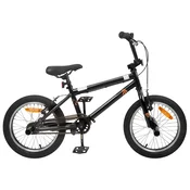 vidaXL BMX Kolo 16 Palcev za 5-8 let Črna