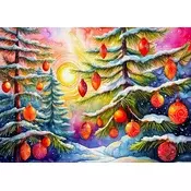 Enjoy - Puzzle Božični sončni vzhod - 1 000 kosov