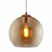 Searchlight 1632AM - Visilica na sajli BALL 1xE27/60W/230V braon