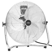 VIDAXL Talni ventilator 3 hitrosti 60 cm 120 W krom