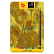 Barvice Bruynzeel Muzej Van Gogh - Sončnice v pločevinasti embalaži 12 kom