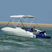 Bimini tenda s 3 loki in stranicami 183x(154-167)x137 cm