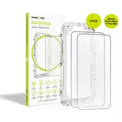 Mobile-origin EasyGlass zaščitno steklo za iPhone 16 Pro Max/17 Pro Max, 2 kompleta (EGA-i17ProMax-2pk)