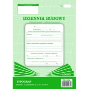 shumee Gradbeni dnevnik A4 60 listov tisk 02277