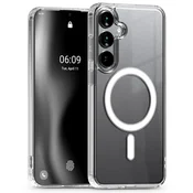 shumee Ovitek Mercury MagSafe za Samsung Galaxy S25 Plus, prozoren