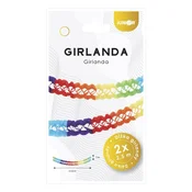 Girland JUNIOR višebojni papir 0,70 x 2,5 m, 2 lista po pakiranju A804