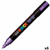 Flomaster POSCA PC-5M Violeta (6 kom.)
