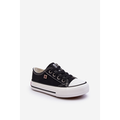 Kids Classic Big Star Sneakers Black