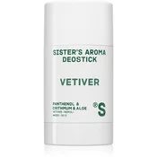 Sisters Aroma Vetiver Deostick trdi deodorant proti neprijetnemu vonju in potenju 50 g