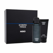 Iceberg Twice Nero darovni set toaletna voda 125 ml + gel za tuširanje 100 ml za muškarce