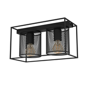 Eglo 43772 - Stropna svetilka CATTERICK 2xE27/40W/230V
