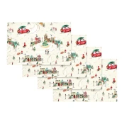 Bombažni pogrinjki v kompletu 4 ks 30x46 cm Christmas Town – Catherine Lansfield