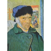 BlueBird - Puzzle Vincent Van Gogh: Avtoportret z zavezanim ušesom - 500 kosov