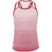 Majica kratkih rukava za djevojcice Wilson G Team Striped Tank - red/white