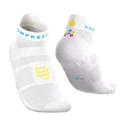 COMPRESSPORT Pro Racing Socks v4.0 Run Low Ironman 2026 nogavice, bela (T4 (EU 45-48))