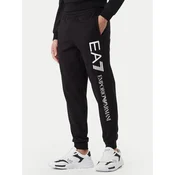 Emporio Armani EA7 TRAIN LOGO SERIES M PANTS CH COFT CC - TRAIN LOGO SERIES M PANTS Črna