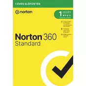 SW Norton 360 Standard - 21417481 - 10GB HU 1 korisnik, 1 uređaj/1 godina, elektronička licenca