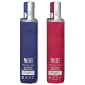 DEŽNIK AUTOMATIK(ODPRTI PLUS ZAPRTI)ZLOŽLJIV S PLASTIČNIM ROČAJEM TECHNOLOGY PERLETTI 21754MOD/REFL.RUB