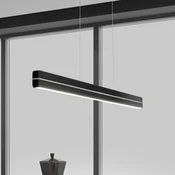 Bopp LED obesna svetilka Switch, črna, dolžina 118 cm, kovina - Dnevna soba/jedilnica - Sodobni - Aluminij