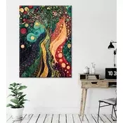 Wallity Dekorativna slika na platnu, 50x70cm, Šarena