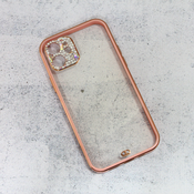 Maska za telefon Cirkon Camera za iPhone 12 6.1 roze