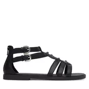 Geox Sandali Jr Sandal Karly J6535D 000BC C9258 D Črna