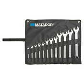 Matador Set okasto viličastih ključeva in Rolltasche (12 -dij., 8 - 19 mm)