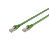 Digitus LAN (RJ45) Mreža Priključni kabel CAT 6A S/FTP 25 m Zelena Zaštićen s folijom, Sveukupno zaštićen, Sa zaštitom, Bez halogena, Je