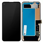 GOOGLE Originalni LCD zaslon Google Pixel 5 z zaslonom na dotik, servisni paket - ČRN, (20886271)