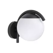 Eglo Prata vecchia  spoljna zidna lampa/1, e27, 28w, ip44, pocincani celik/plastika/crna