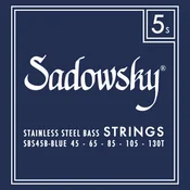 Sadowsky Blue Label SBS-45B Strune za 5 strunsko bas kitaro (Kot novo)