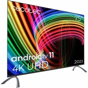 Smart TV Cecotec A3 series ALU30075 75 4K Ultra HD HDR10 Dolby Vision