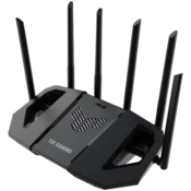 Bežicni ruter ASUS TUF-BE6500 Wi-Fi/BE6500/5764 Mbps/688 Mbps/USB3.2/6 eksternih antena/crna (TUF-BE6500)