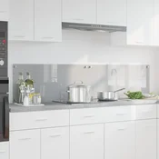 Kuhinjski zid 2 pcs Svijetlo siva 90 x 40 cm