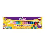 shumee Kvadratni plastelin 18 barv (6 x bleščečih 6 x pastelnih 6 x neonskih) Strigo