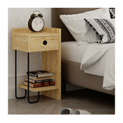Hanah Home Nocni stocic Cactus Left - hrast