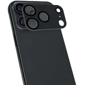 CELLY Zaštitna folija za kameru za iPhone 18/17 Pro, tamno srebrna