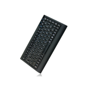 KeySonic ACK-595C+ (DE) Keyboard Mini USB keyboard including PS/2 adapter, Compact size, Soft Skin coating, Leiser keystroke