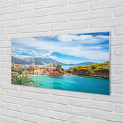 tulup.si Stenska plošča za kuhinjo Grčija morske obale gore 125x50 cm