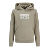 Jack & Jones Junior Majica JCOFusion svetlo siva/jelka/pastelno zelena