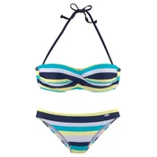 VENICE BEACH Bikini mornarska/svetlo modra/rumena/bela