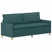 Vidaxl Kavč Temno zelena 196 x 81 x 87,5 cm Blago