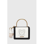 Torbica Love Moschino bela barva