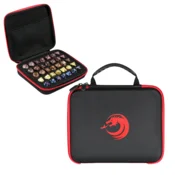shumee Peresnica Dragon Bag Suitcase Box za 5 kompletov RPG kock - rdeča