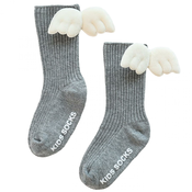 Otroške nogavice Wings - Grey / S KP22311