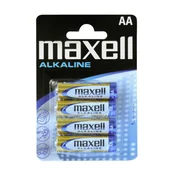 8662# alkalna baterija AA 1.5 LR6 Maxell film s mjehurićima 4 kom.